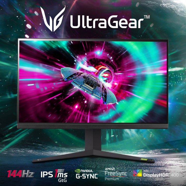 Refurbished LG Ultragear 31.5" 4K Ultra HD IPS FreeSync 144Hz Gaming Monitor