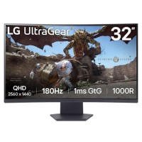 LG UltraGear 32GS60QC 32" VA QHD 1ms Curved Gaming Monitor LG UltraGear 32GS60QC 32" VA QHD 1ms Curved Gaming Monitor