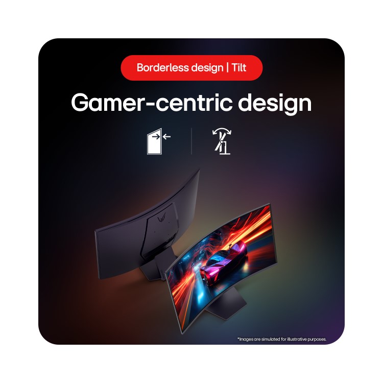 LG UltraGear 32GS60QC 32" VA QHD 1ms Curved Gaming Monitor