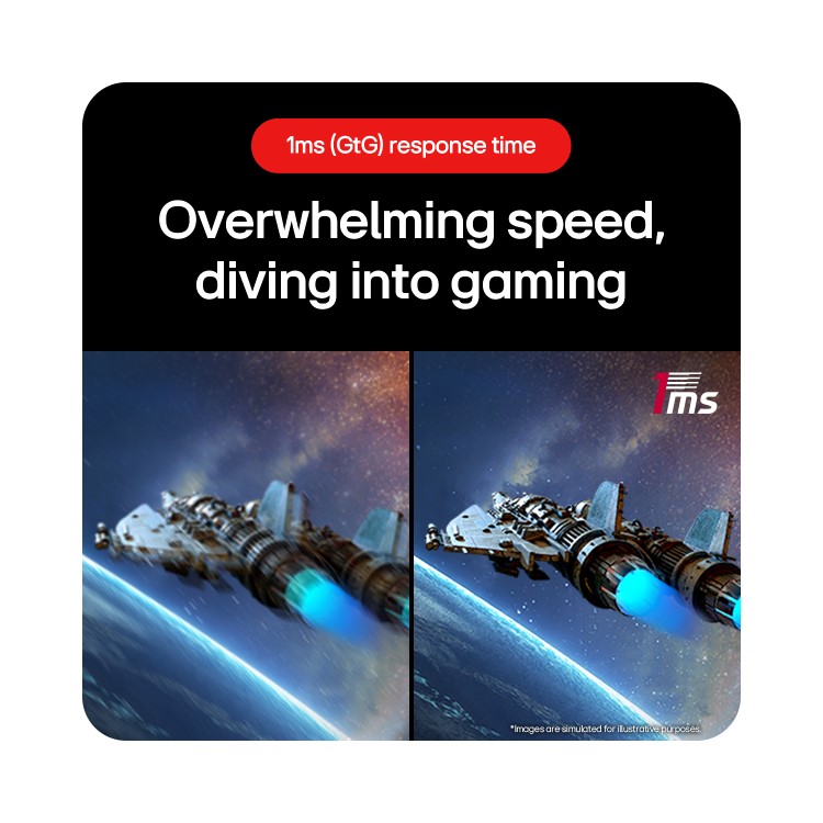 LG UltraGear 32GS60QC 32" VA QHD 1ms Curved Gaming Monitor