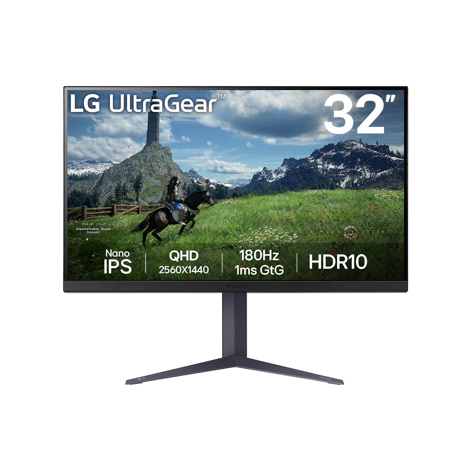 LG UltraGear 32GS85Q 32 Nano IPS QHD 180Hz 1m Gaming Monitor
