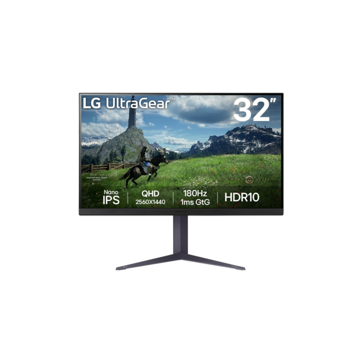 LG UltraGear 32GS85Q 32 Nano IPS QHD 180Hz 1m Gaming Monitor