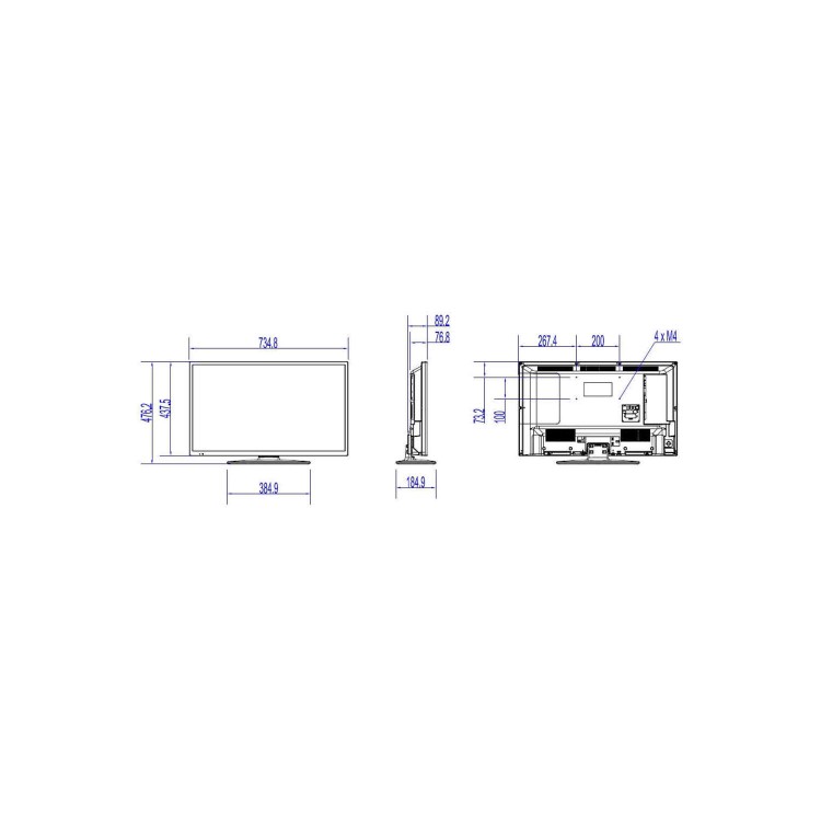 Philips 32HFL2869T/12 32" 720p HD Ready Commercial Hotel TV