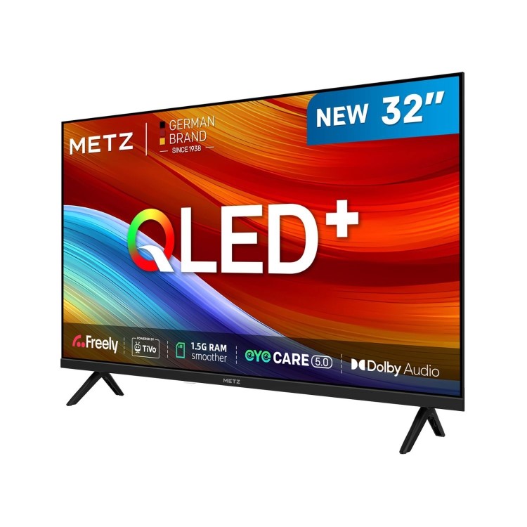 Metz 32MQH6800ZUK 32" QLED Smart HD TV with Freely  TiVo