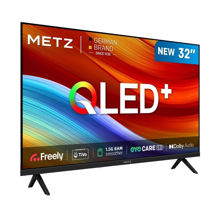 Metz 32MQH6800ZUK 32" QLED Smart HD TV with Freely  TiVo