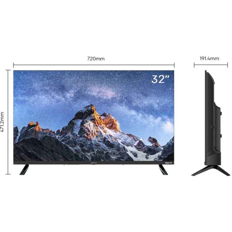 Refurbished Metz 32" 720p HD Ready with HDR10 LED Freeview Play Smart TV