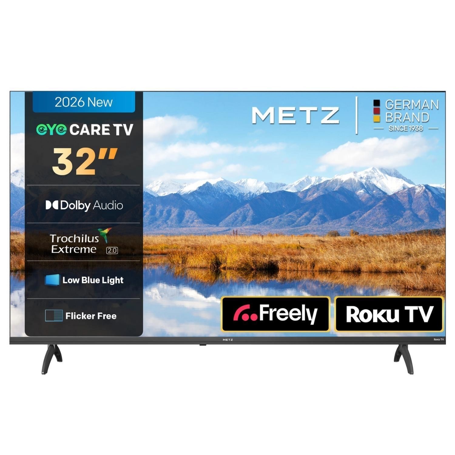 Metz 32MTF6000ZUK 32 2K DLED Smart TV - Black