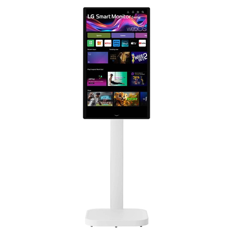 LG 32U889SA-W 32" IPS UHD 4K Touch Swing Smart Monitor
