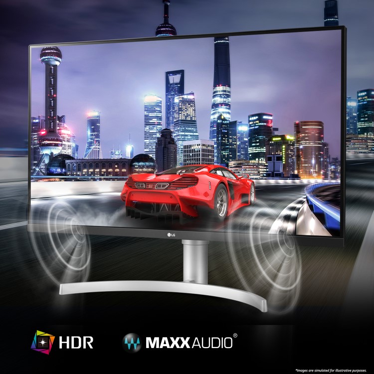 LG 32UN650P-W 32" IPS 4K UHD HDR Monitor