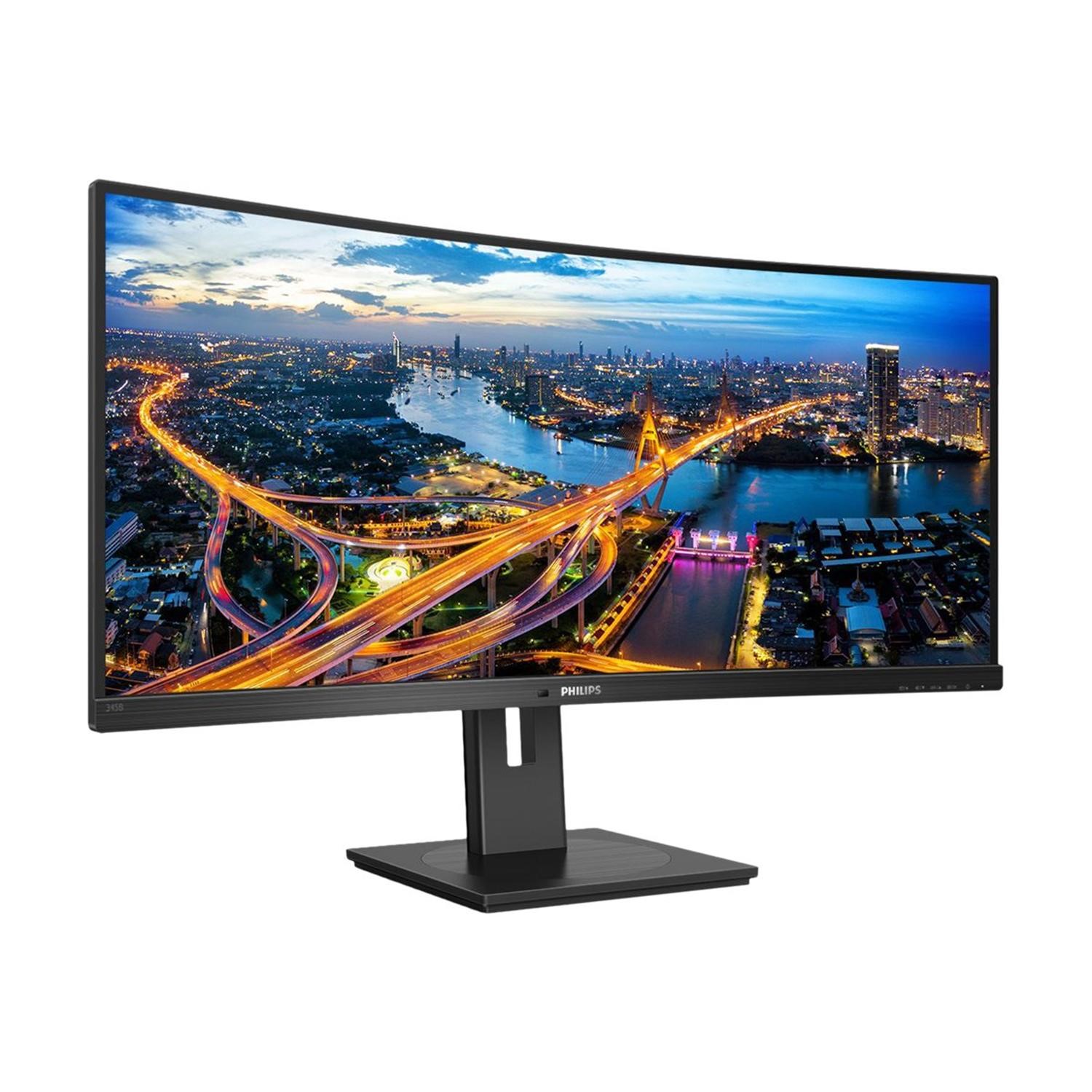 Philips B-Line 345B1C 34" VA WQHD UltraWide Curved Monitor - Laptops Direct