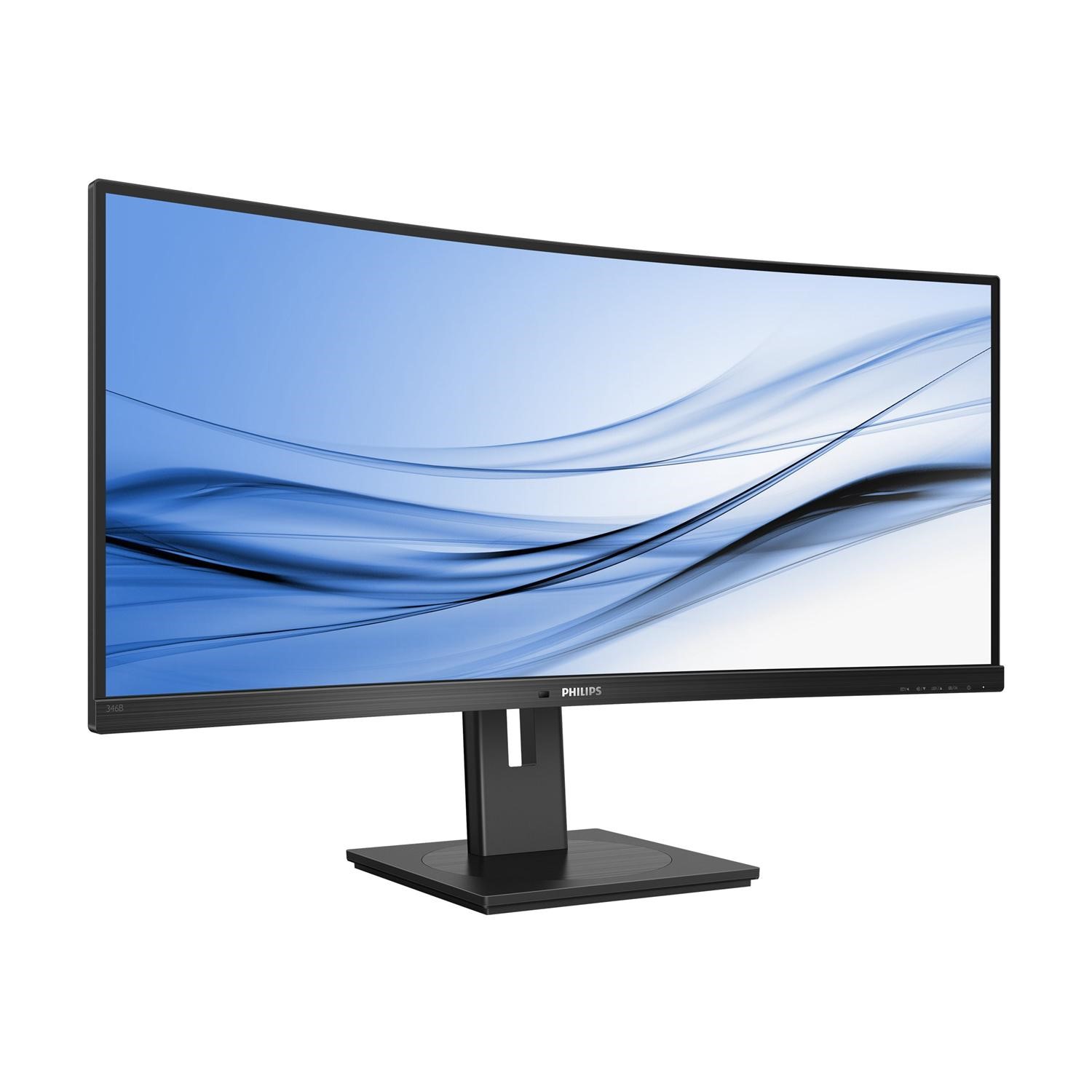 Inhibit Related Colleague Philips 346B1C/00 34" UWQHD Curved Monitor - Laptops Direct