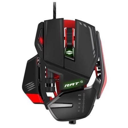 Madcatz RAT 6 Laser Wired RGB Gaming Mouse - Laptops Direct