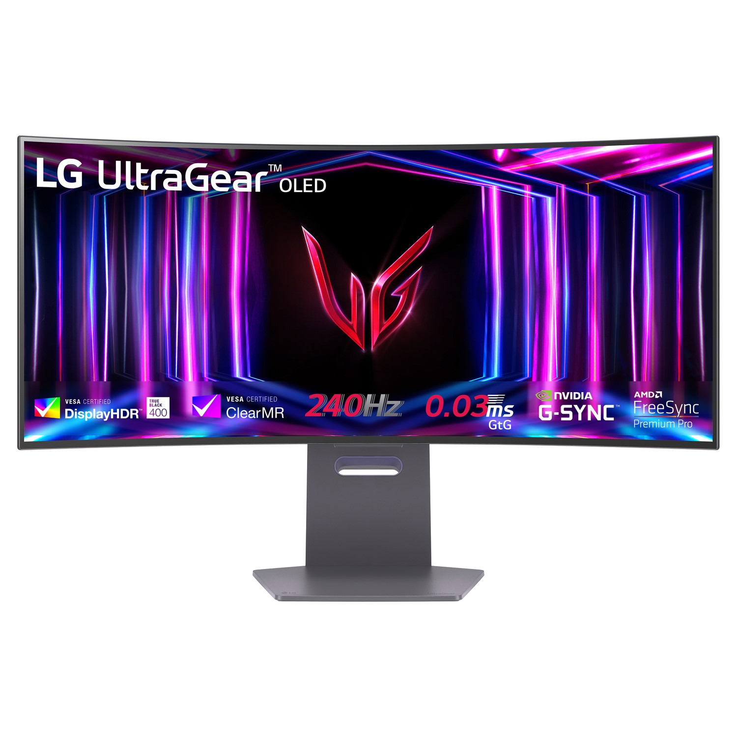 LG UltraGear 34 QHD OLED 240Hz 0.03ms Curved Gaming Monitor