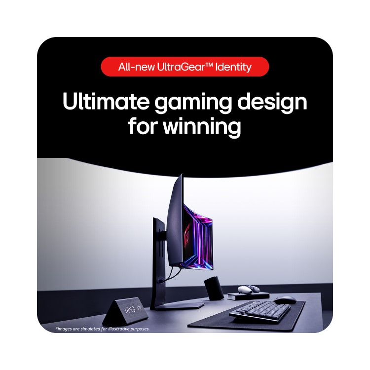 LG UltraGear 34" QHD OLED 240Hz 0.03ms Curved Gaming Monitor