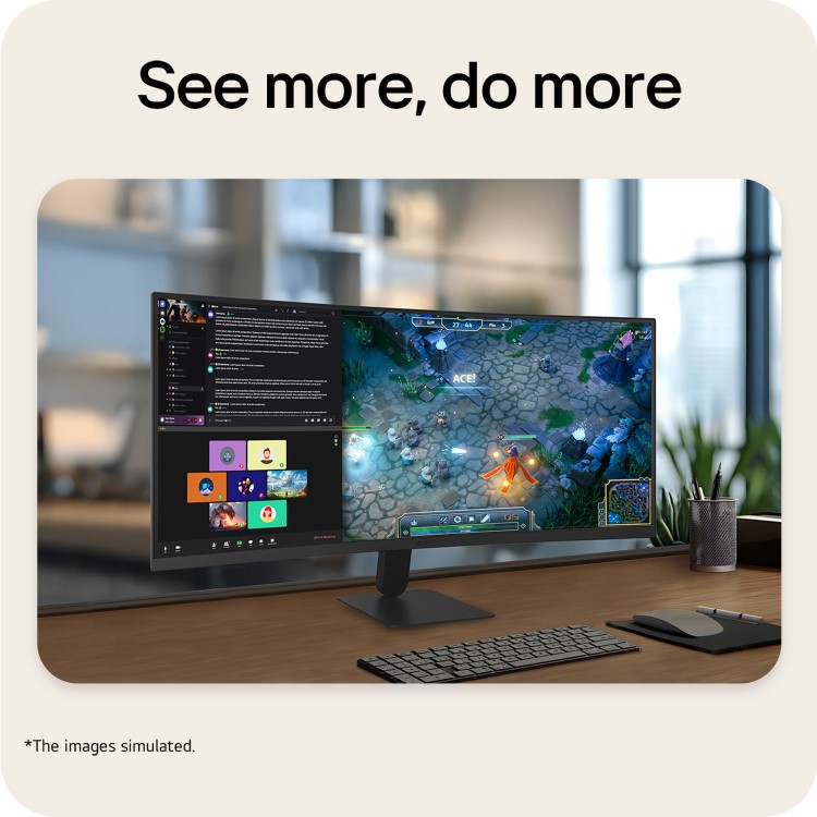 LG UltraWide U6 34" VA QHD 120Hz Curved Monitor