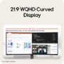 LG UltraWide U6 34" VA QHD 144Hz Height-Adjustable Curved Monitor