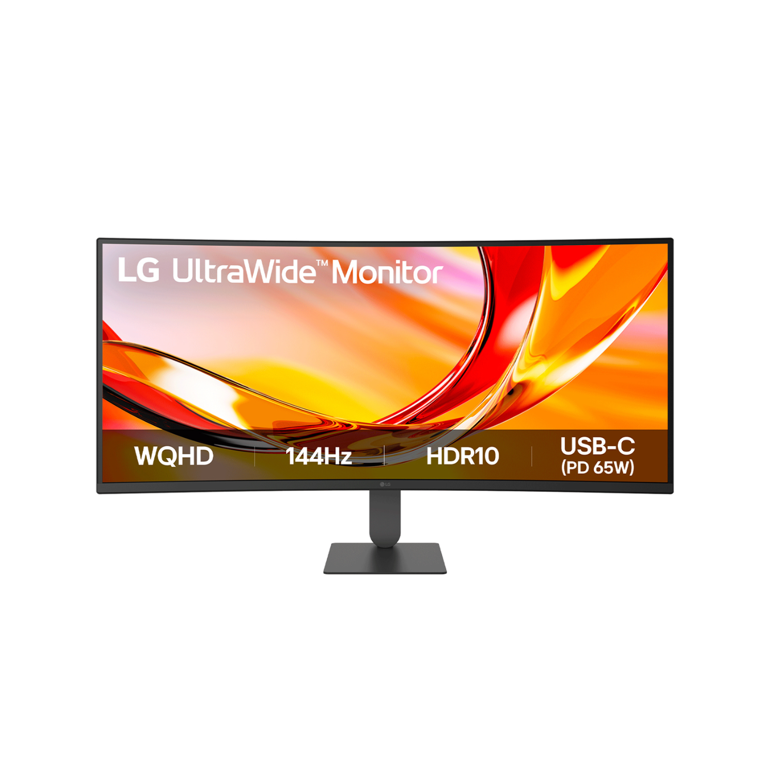 UltraWide 34 VA QHD 144Hz USB C Height Adjustable Curved Monitor