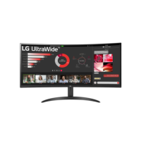 Refurbished LG 34WR50QC 34" VA QHD UltraWide FreeSync Curved Monitor