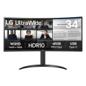 34WR55QK-B.AEK LG 34WR55QK 34" VA WQHD 100Hz USB-C UlraWide Monitor 