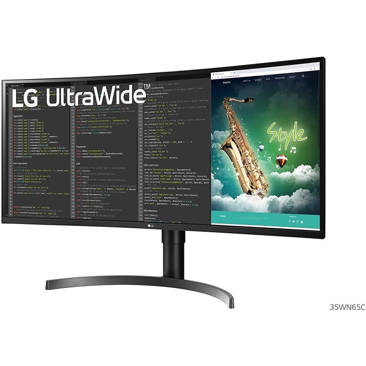 LG 35WN65C-B 35" UltraWide QHD Curved Monitor