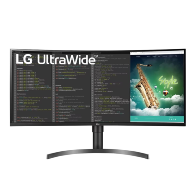 GRADE A1 - LG UltraWide 35WN75CP-B 35" UWQHD 100Hz FreeSync Curved Gaming Monitor