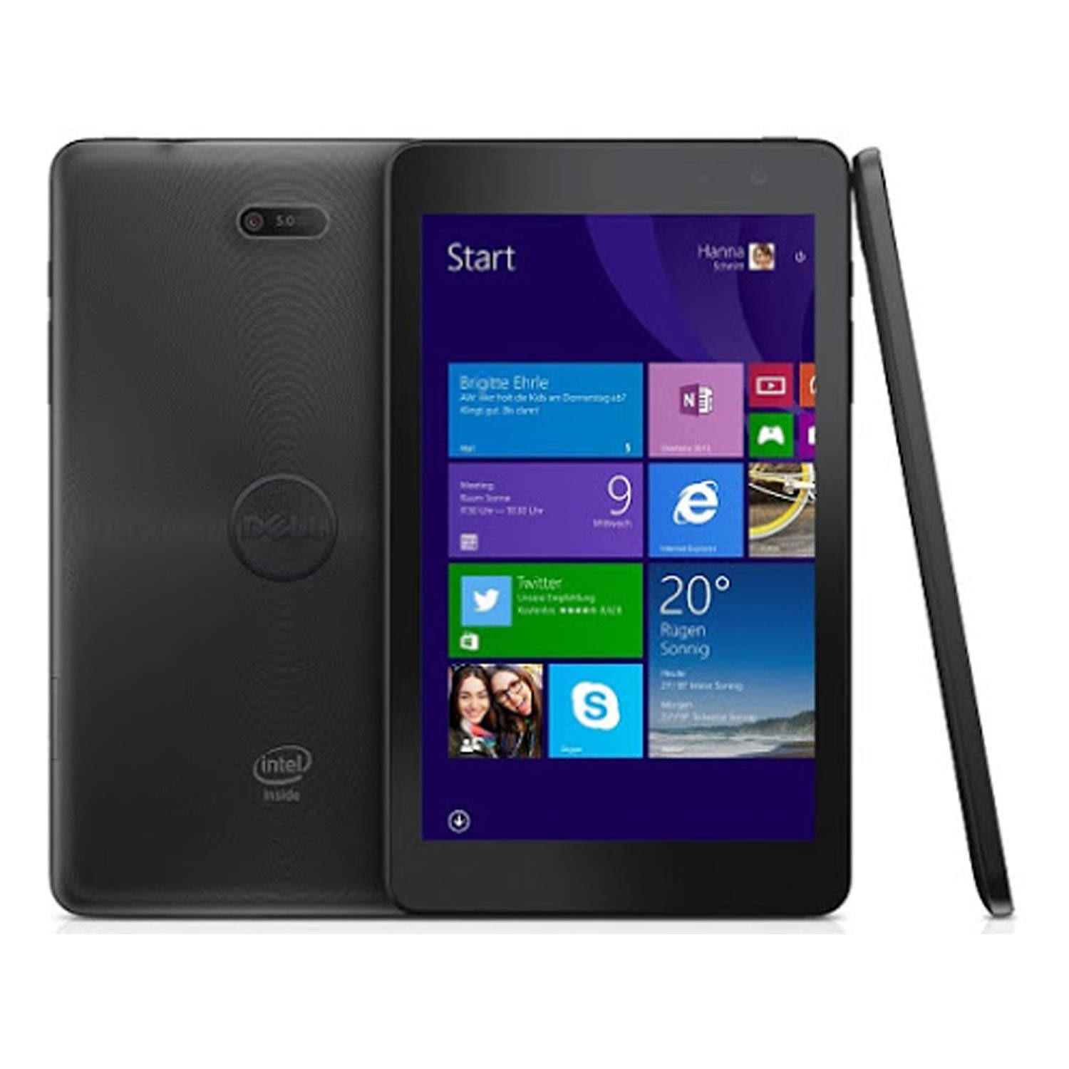 Dell Venue 8 Pro 3845 Intel Atom Z3735G 1GB 32GB 8 Inch IPS Windows 8.1  Tablet - White + 1 Year Office 365 Personal