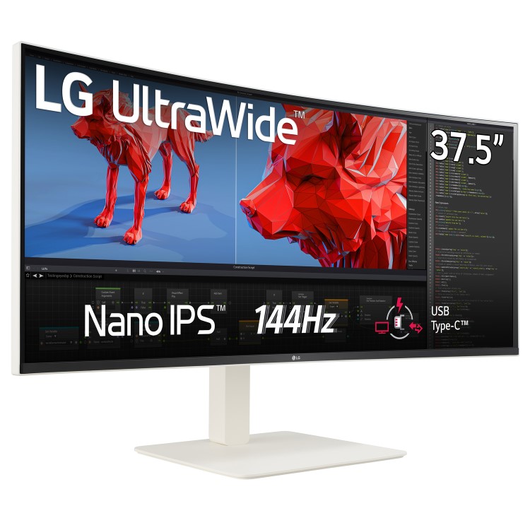 LG 38WR85QC UltraWide 38" QHD IPS 144Hz Curved Monitor