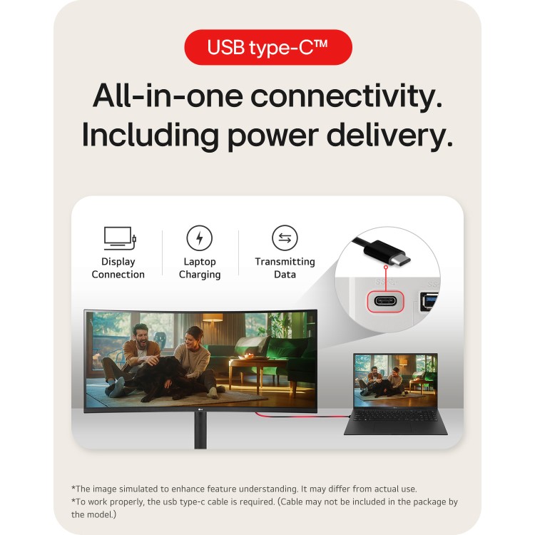 LG 38WR85QC UltraWide 38" QHD IPS 144Hz Curved Monitor