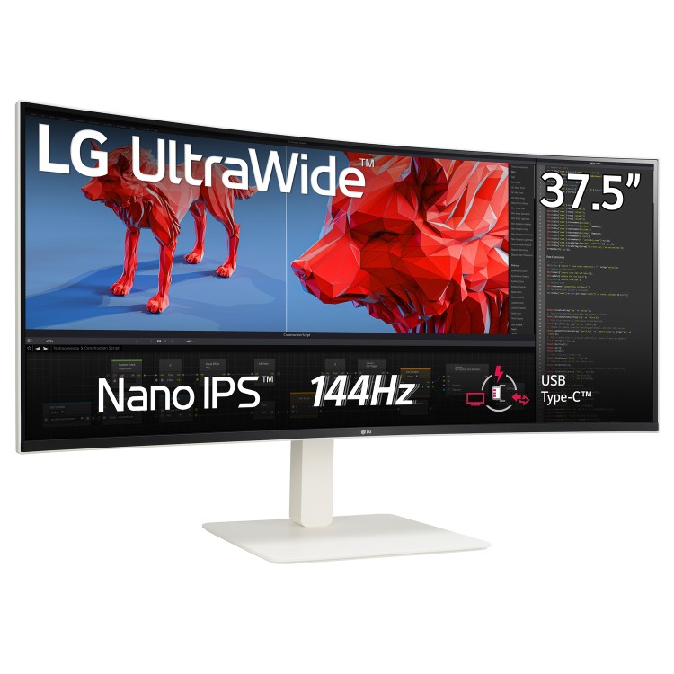 LG 38WR85QC UltraWide 38" QHD IPS 144Hz Curved Monitor