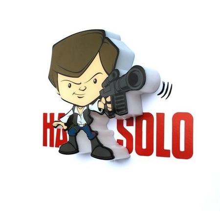 Hans Solo 3D Mini Wall Light