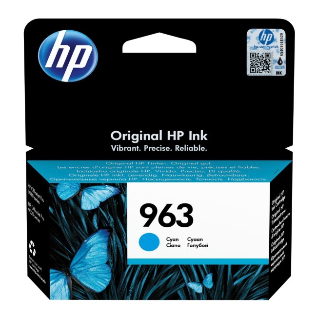 HP 963 Cyan Ink Cartridge
