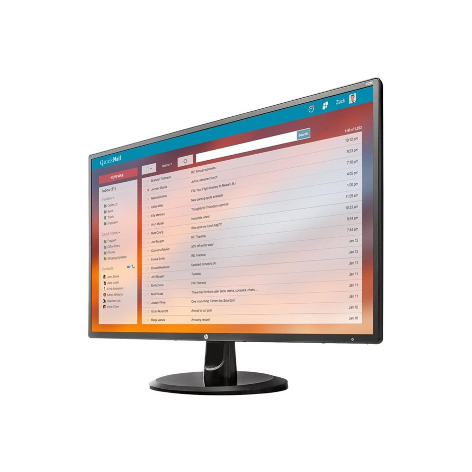 HP V270 27 IPS Full HD Monitor - Laptops Direct v270 hp monitor