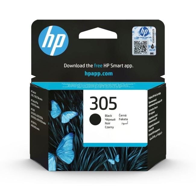 Hewlett Packard HP 305 Black Ink Cartridge