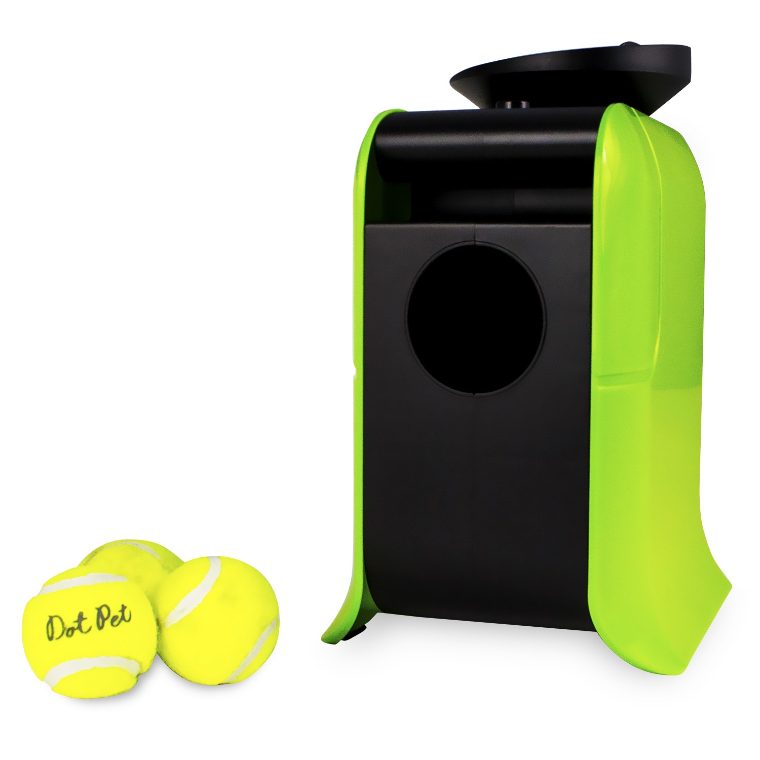 GRADE A1 electriQ Automatic Dog Ball Launcher with Treat Dispenser