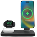 401309757 Mophie Snap+ 3in1 15W Wireless Charger for Apple iPhone / Apple Watch / Airpods - Black