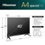 Refurbished Hisense A4N 40" Full HD Freeview HD LED Smart TV