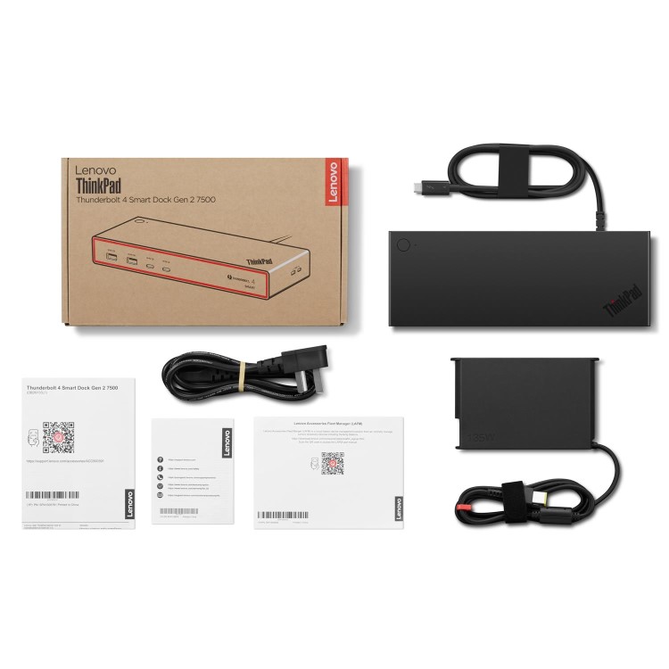 ThinkPad Thunderbolt 4 Smart Dock Gen2 7500 - UK/HK/SGP/MYS/SRI