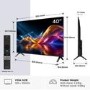 TCL 40V5D-UK 40 Inch QLED Full HD Smart Fire TV  HDR10 Dolby Audio Alexa Built-In