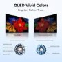 TCL 40V5D-UK 40 Inch QLED Full HD Smart Fire TV  HDR10 Dolby Audio Alexa Built-In