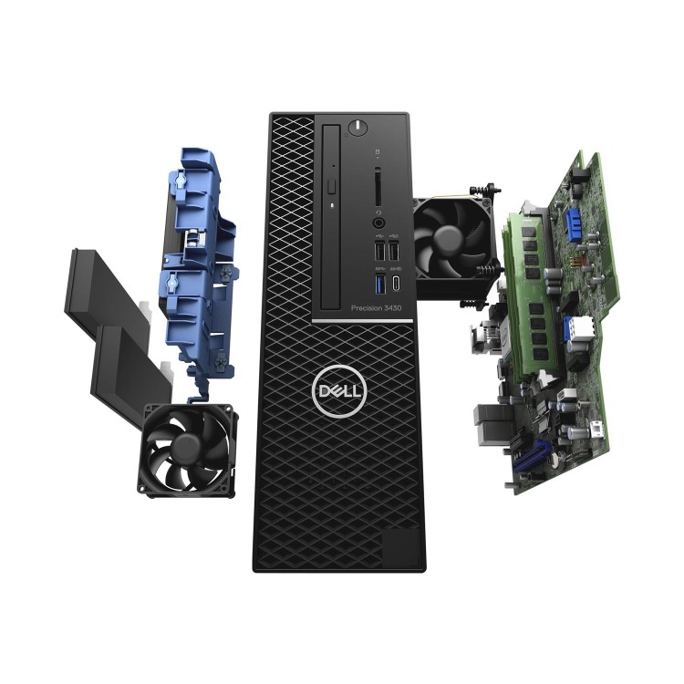 Dell Precision 3430 Core i7-8700 16GB 256GB Windows 10 Pro Workstation PC