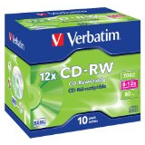 Verbatim CD-RW 12x 700MB 10 Pack