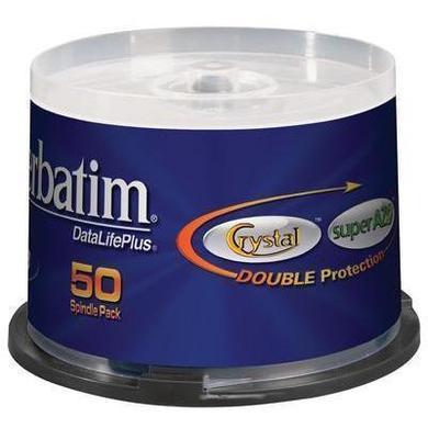 Verbatim CD-R 700MB 80 Minute 52 Speed Super AZO Spindle 50 Pack