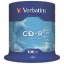 Verbatim CD-R 700MB 80 Minute 52 Speed Datalife Spindle 100 Pack