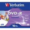 Verbatim DVDR/4.7GB 16x AdvAZO JC 10pk Photo Printable