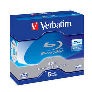 Verbatim BD-R 6x 25GB Blu-ray 5 pack Disks