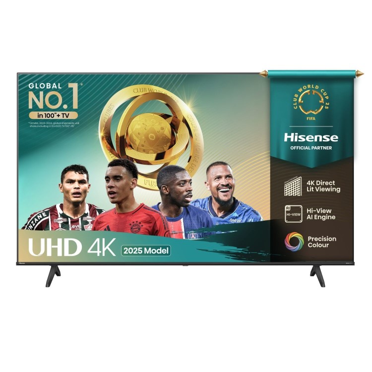 Hisense A6QTUK 43 inch Smart 4K Ultra HD TV