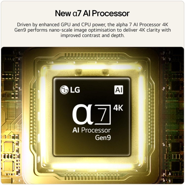 LG 43NU900B6LA 43" 4K UHD Nano AI Smart TV with HDR10 Pro webOS & ThinQ AI