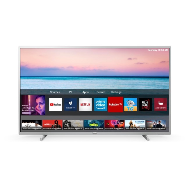 Philips 43PUS6554/12 43" Smart 4K Ultra HD HDR10+ LED TV with Dolby Vision Dolby Atmos and Freeview Play
