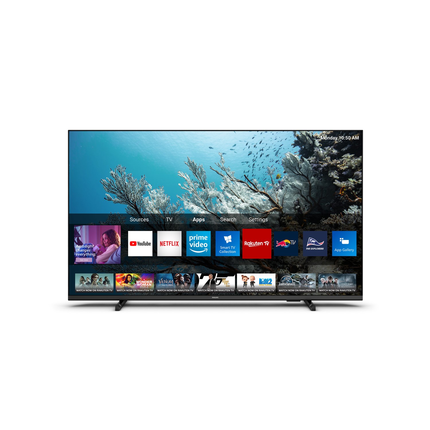 Philips Philips PUS7607/12 50 inch 4K HDR Smart TV - Laptops Direct