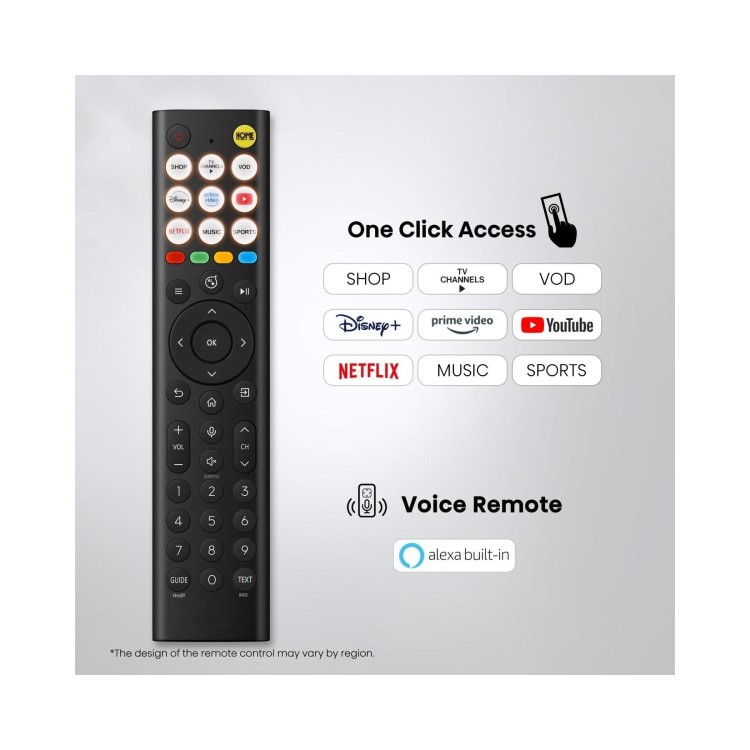 Hisense 43Q7STUK 43 Inch 4K QLED Smart TV – Ultra HD HDR Freely & Dolby Vision